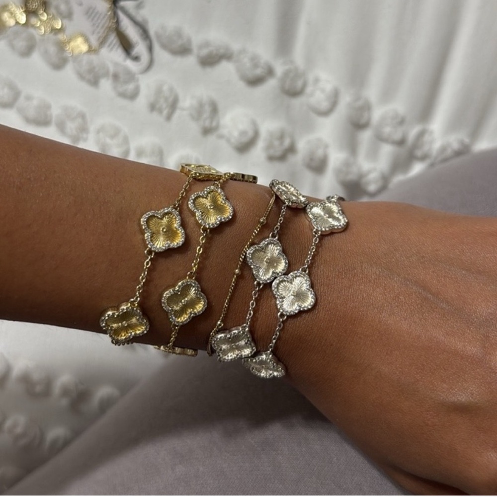 Electric Picks Gold and Silver Icon Bracelets